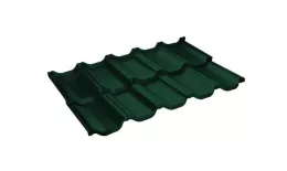 Металлочерепица GL Квинта Уно (Kvinta Uno) 0,5 Quarzit Lite RAL 6005 зеленый мох купить в краснодаре