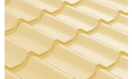 Металлочерепица Grand Line Классик (Classic) Полиэстер 0.4 RAL 1014 cлоновая кость купить в краснодаре