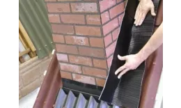 Изоляционная лента Ондуфлеш-супер Волна в работе