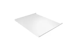 Двойной стоячий фальц Grand Line Drap 0.45 мм RAL 9003 Сигнальный белый купить в краснодаре