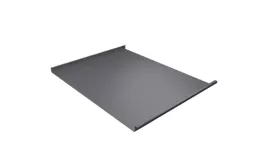 Двойной стоячий фальц Grand Line Полиэстер 0.45 мм RAL 9006 Бело-алюминиевый купить в краснодаре