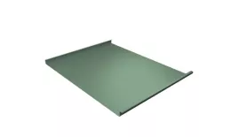 Двойной стоячий фальц Grand Line Полиэстер 0.45 мм RAL 6019 Бело-зеленый купить в краснодаре