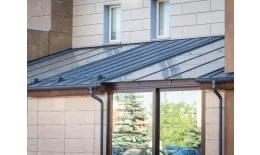 Двойной стоячий фальц Line GL Rooftop Matte Стальной Бархат 0.5 мм RAL 7016 Антрацитово-серый купить в краснодаре