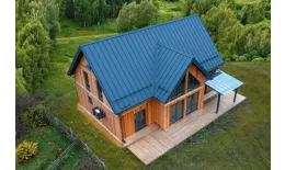 Кликфальц Grand Line 0,5 Satin Matt с пленкой на замках RAL 7024 мокрый асфальт купить в краснодаре