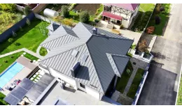 Кликфальц Grand Line 0,5 Satin Matt с пленкой на замках RAL 7024 мокрый асфальт купить в краснодаре