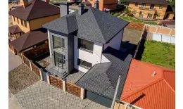 Гибкая черепица ТехноНИКОЛЬ Shinglas/Шинглас Фазенда серый купить в краснодаре