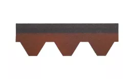 Гибкая черепица ТехноНИКОЛЬ Классик Кадриль турмалин (красный) купить в краснодаре