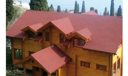 Гибкая черепица ТехноНИКОЛЬ Классик Кадриль турмалин (красный) купить в краснодаре