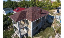 Вид на крыше гибкая черепица Docke PREMIUM Шеффилд