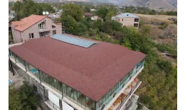 Гибкая черепица Docke STANDARD Сота коричневый купить в краснодаре