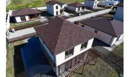 Гибкая черепица Docke STANDARD Тетрис коричневый купить в краснодаре