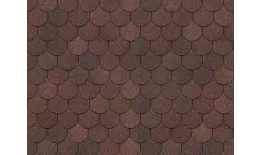 Гибкая черепица Docke STANDARD Кольчуга коричневый купить в краснодаре