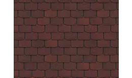 Гибкая черепица Docke STANDARD Крона красный купить в краснодаре