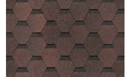 Гибкая черепица Docke PIE EUROPA Карат коричневый купить в краснодаре