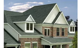 Гибкая черепица CertainTeed Landmark вид на крыше