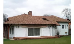 Гибкая черепица Tegola Nobile Tile Шервуд дерево купить в краснодаре
