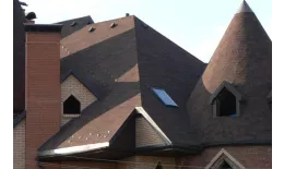 Гибкая черепица Tegola Nordland Лемех коричневый с отливом купить в краснодаре