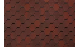 Гибкая черепица Tegola Nordland Нордик красный с отливом купить в краснодаре