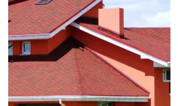 Гибкая черепица Tegola Nordland Нордик красный с отливом купить в краснодаре