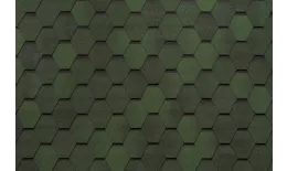 Гибкая черепица Tegola Nordland Нордик зеленый с отливом купить в краснодаре