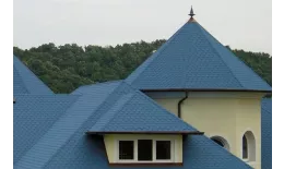 Гибкая черепица Tegola Nordland Антик синий с отливом купить в краснодаре