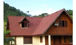 Гибкая черепица Tegola Nordland Альпин красный с отливом купить в краснодаре