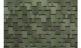 Гибкая черепица Tegola Nordland Альпин зеленый с отливом купить в краснодаре