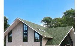 Гибкая черепица Tegola Nordland Альпин зеленый с отливом купить в краснодаре