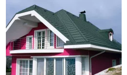 вид на крыше Композитная черепица Gerard Classic Sage