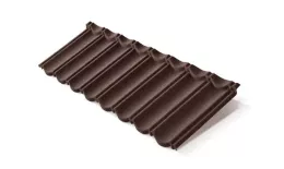 Композитная черепица Metrotile MetroBond Коричневый купить в краснодаре