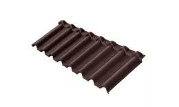 Композитная черепица Metrotile Gallo Коричневый купить в краснодаре