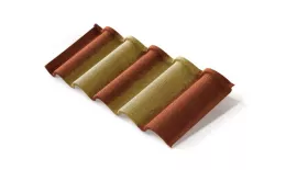 Композитная черепица Metrotile Romana Терракотово-желтый купить в краснодаре