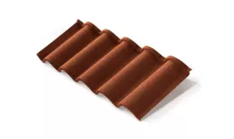Композитная черепица Metrotile Romana Терракот купить в краснодаре