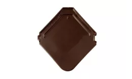 Керамическая черепица Braas Изумруд Глазурь Тик Коричневый купить в краснодаре