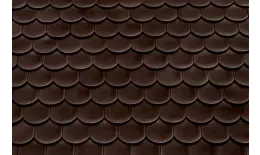 Керамическая черепица Braas Опал Глазурь Тик Коричневый купить в краснодаре