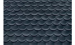 Керамическая черепица Braas Опал Глазурь королевский серый купить в краснодаре