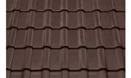 Керамическая черепица Braas Рубин 9V Ангоб темно-коричневый купить в краснодаре