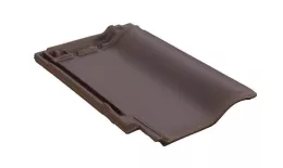 Керамическая черепица Braas Рубин 9V Ангоб темно-коричневый купить в краснодаре