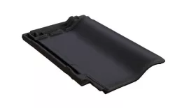 Керамическая черепица Braas Рубин 9V Ангоб черный вулкан купить в краснодаре