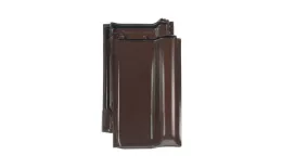 Керамическая черепица Braas Рубин 13V Глазурь Тик Коричневый купить в краснодаре