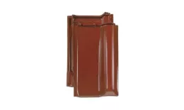 Керамическая черепица Braas Рубин 13V Глазурь каштан купить в краснодаре