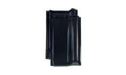 Керамическая черепица Braas Рубин 13V Глазурь глубокий черный купить в краснодаре