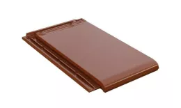 Керамическая черепица Braas Турмалин Глазурь каштан купить в краснодаре