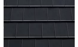 Керамическая черепица Braas Турмалин Глазурь глубокий черный купить в краснодаре