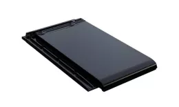 Керамическая черепица Braas Турмалин Глазурь глубокий черный купить в краснодаре