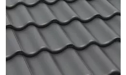 Цементно-песчаная минеральная черепица Braas Протектор графит купить в краснодаре