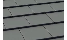 Цементно-песчаная минеральная черепица Ormax Эво темно-серая купить в краснодаре