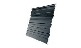 Профнастил Grand Line С10 R GreenCoat Pural Matt 0,5мм RAL 7016 Антрацитово-серый купить в краснодаре