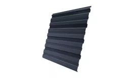 Профнастил Grand Line С10 R Velur 0,5 мм RAL 7024 Мокрый асфальт купить в краснодаре