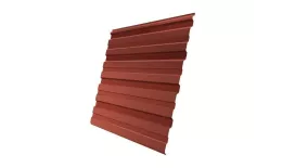 Профнастил Grand Line С10 R Drap 0,45 мм RAL 8004 Терракота купить в краснодаре